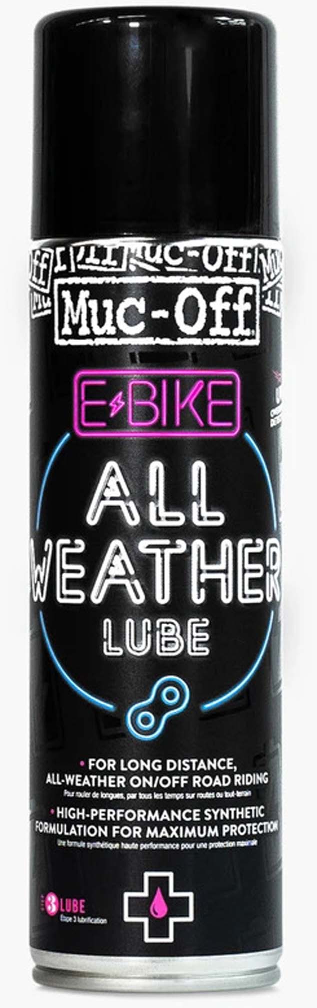 Muc-Off E-Bike All Weather Kettingsmeermiddel 250ml (Duitse versie)