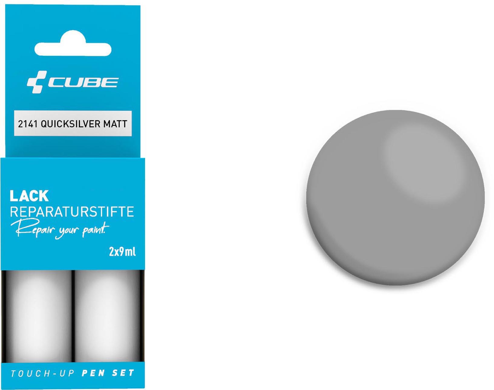 Cube Lakstiftenset QUICKSILVER mat 2142