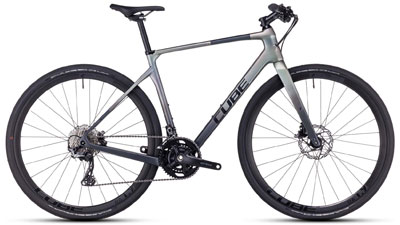Cube Nulane C:62 SLT fitnessfiets in zilver.
