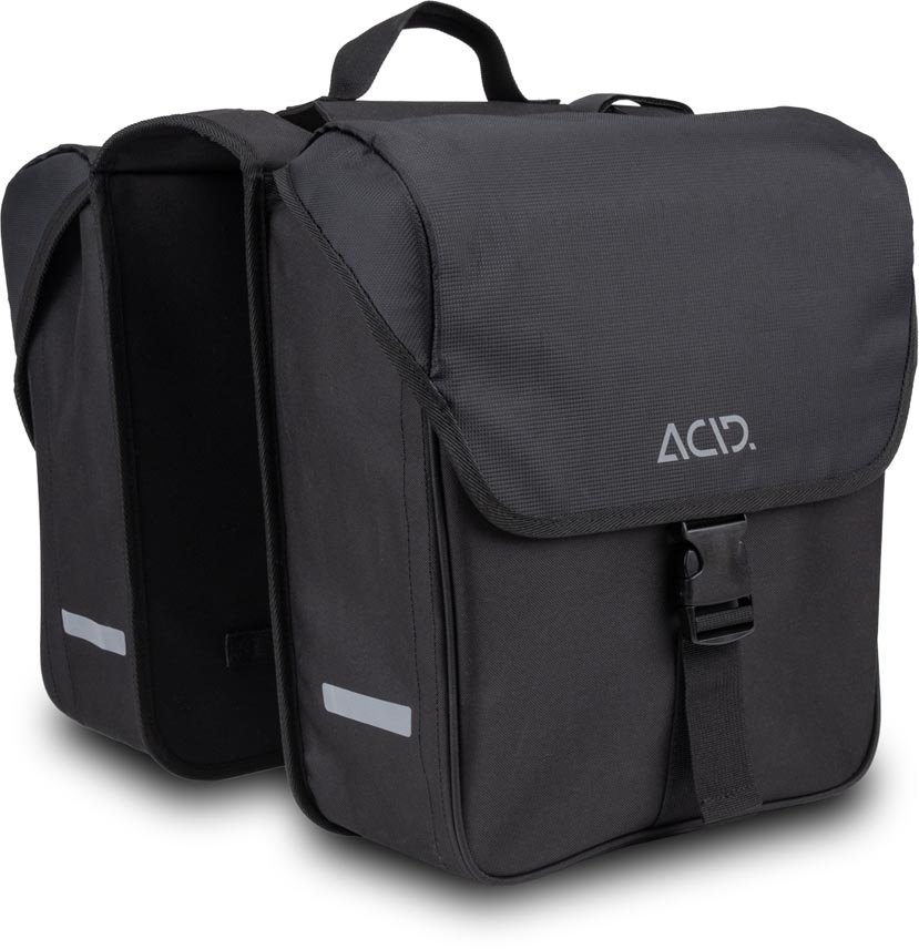 ACID Zijtas CMPT 15 DOUBLE zwart