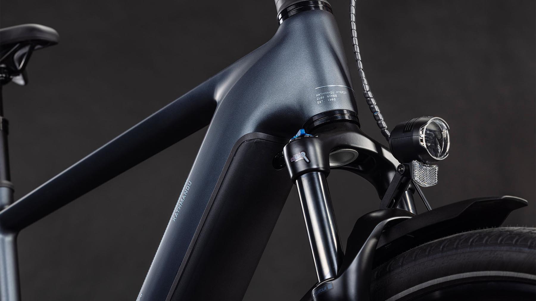 112110 Cube Kathmandu Hybrid ONE 800 metallicgrey 2026 | Trekking e-bike