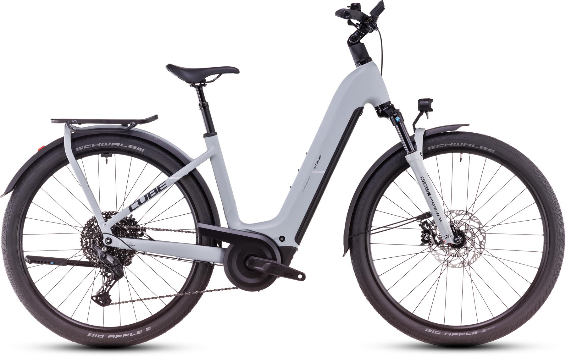 Cube Kathmandu Hybrid EX 800 haze n black 2025 - E-Bike Trekkingfiets lage instap