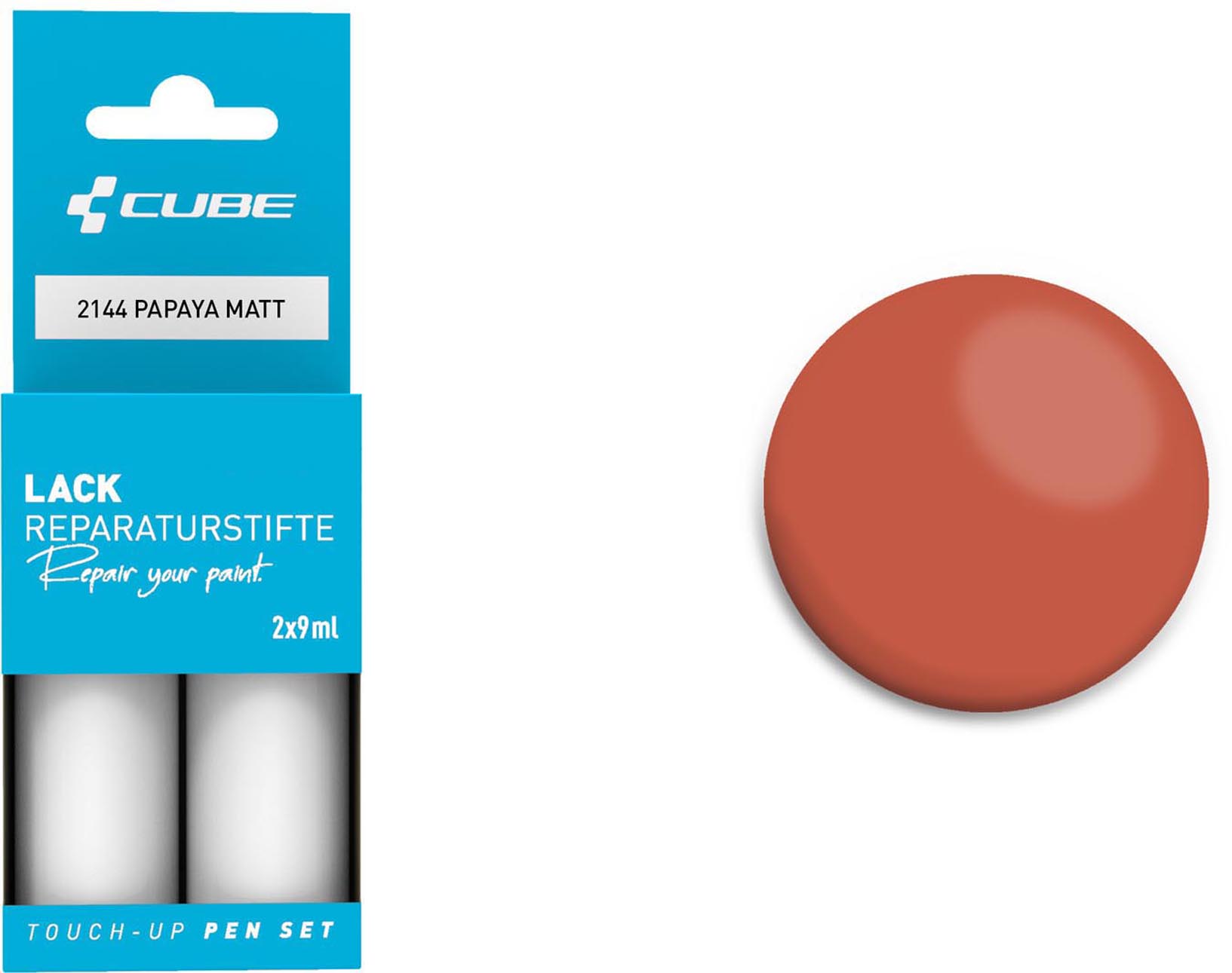 Cube Lakstiftenset PAPAYA mat 2144