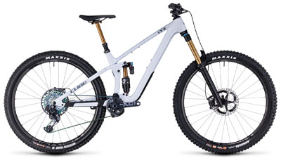 Cube Stereo ONE77 C:68X SLT Enduro mountainbike in wit.