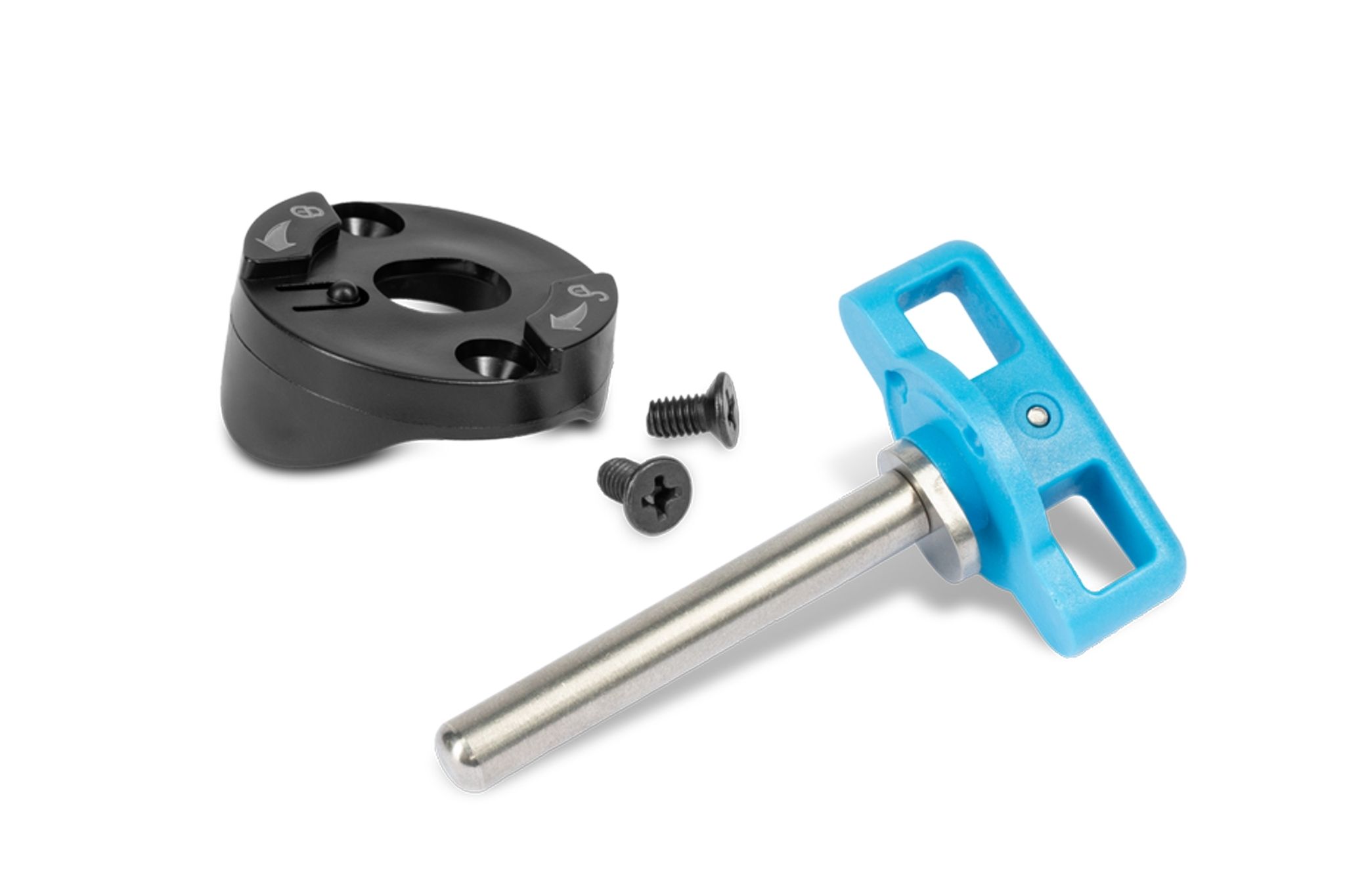 Cube Metalen splitpen + plastic plaat voor kinderfietsaanhanger Double
