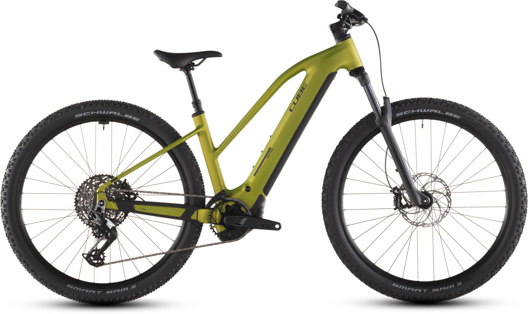 Cube Reaction Hybrid Race 800 lizard n black 2026 - E-Bike Hardtail Mountainbike Dames