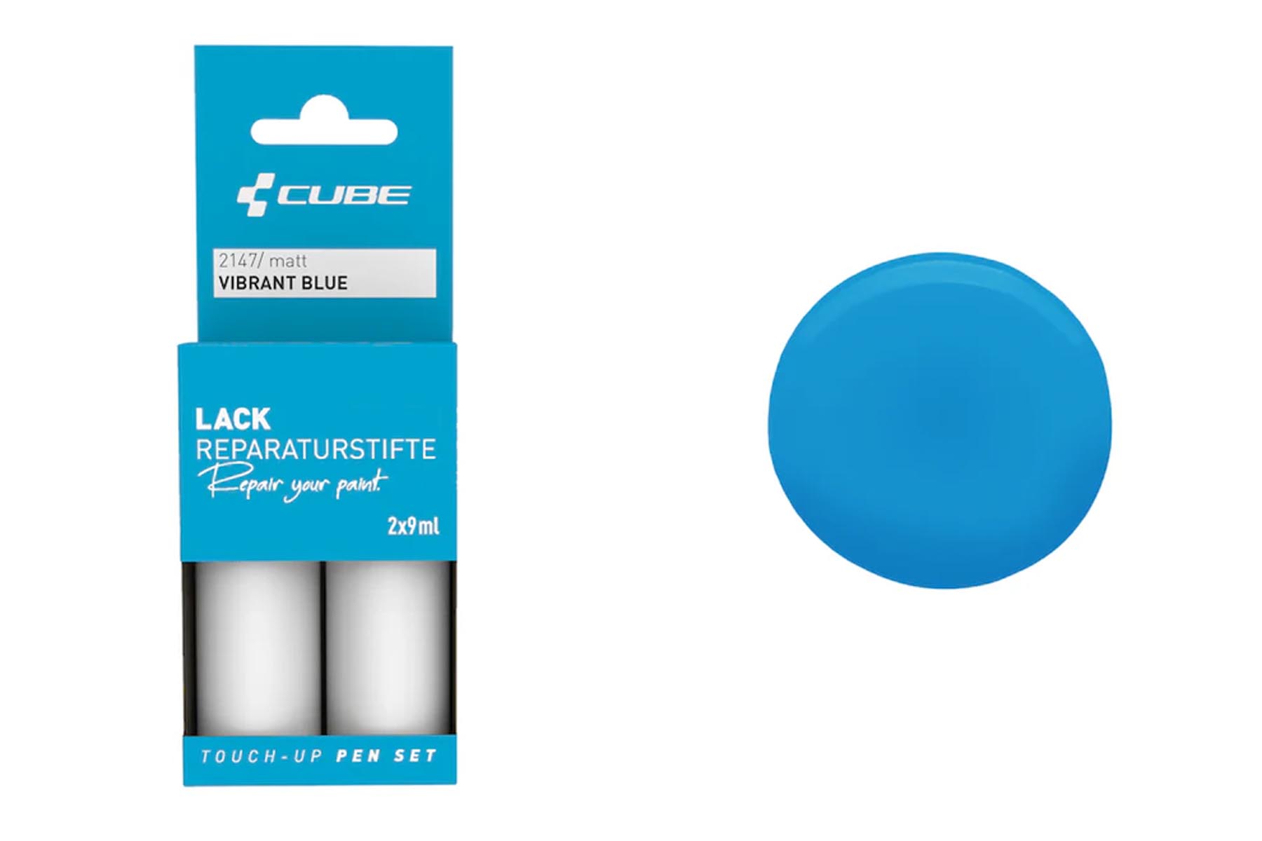 Cube Lakstift set vibrant blue mat 2147