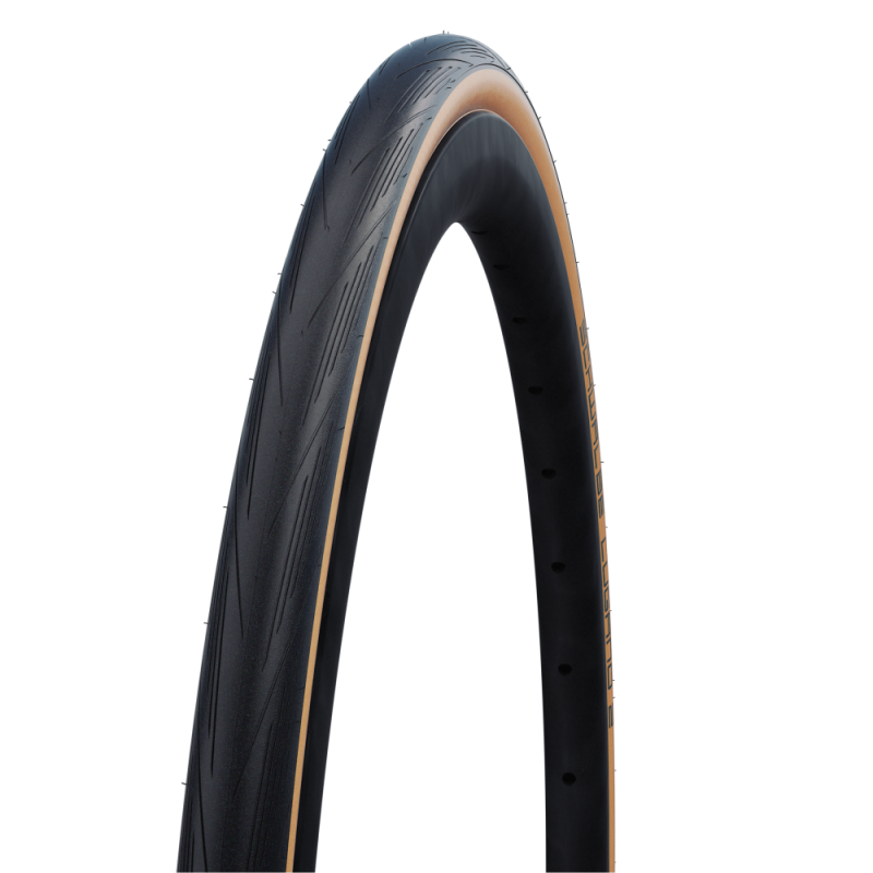 Schwalbe LUGANO 23-622 (700 x 23C) band, zwart, draad , 325 g