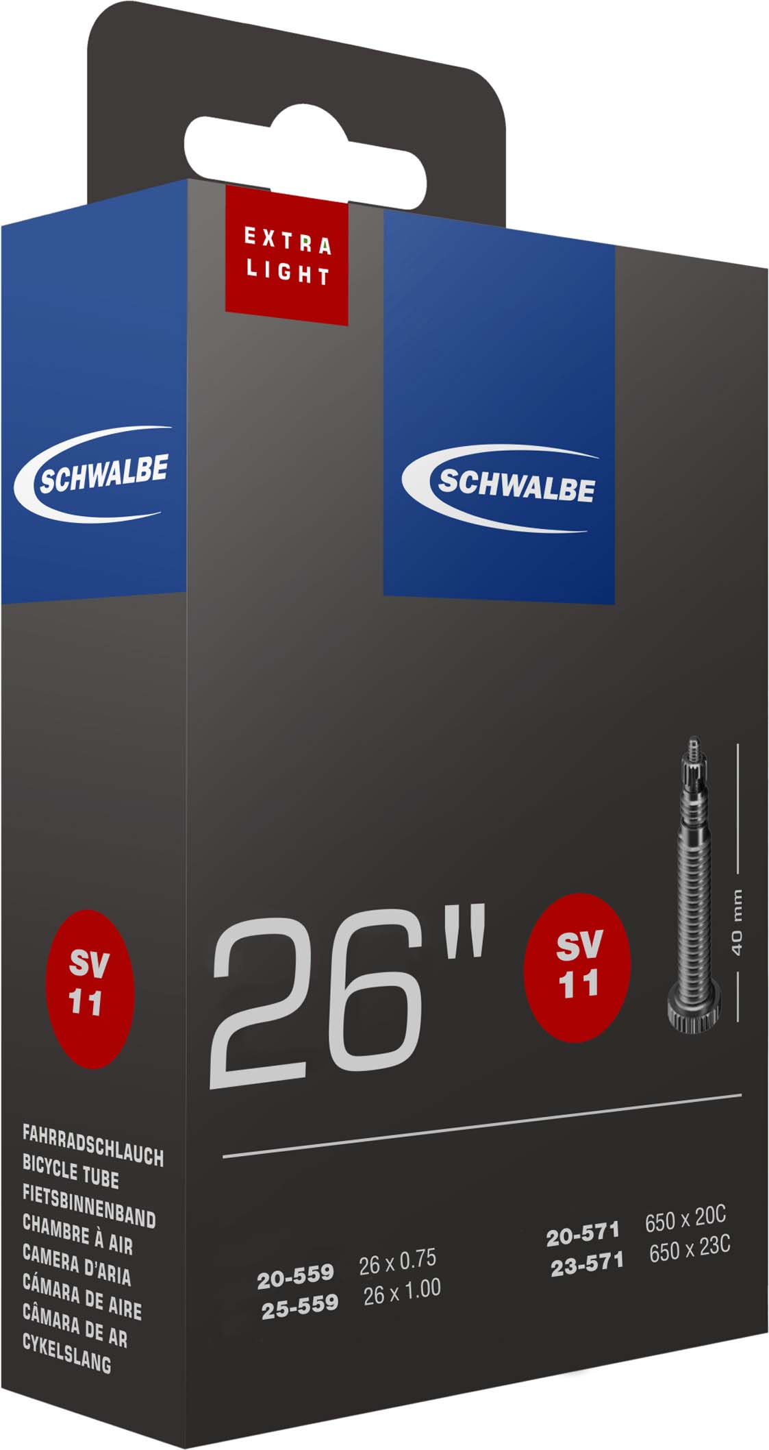 Schwalbe Slang nr. 11 SV 40 mm