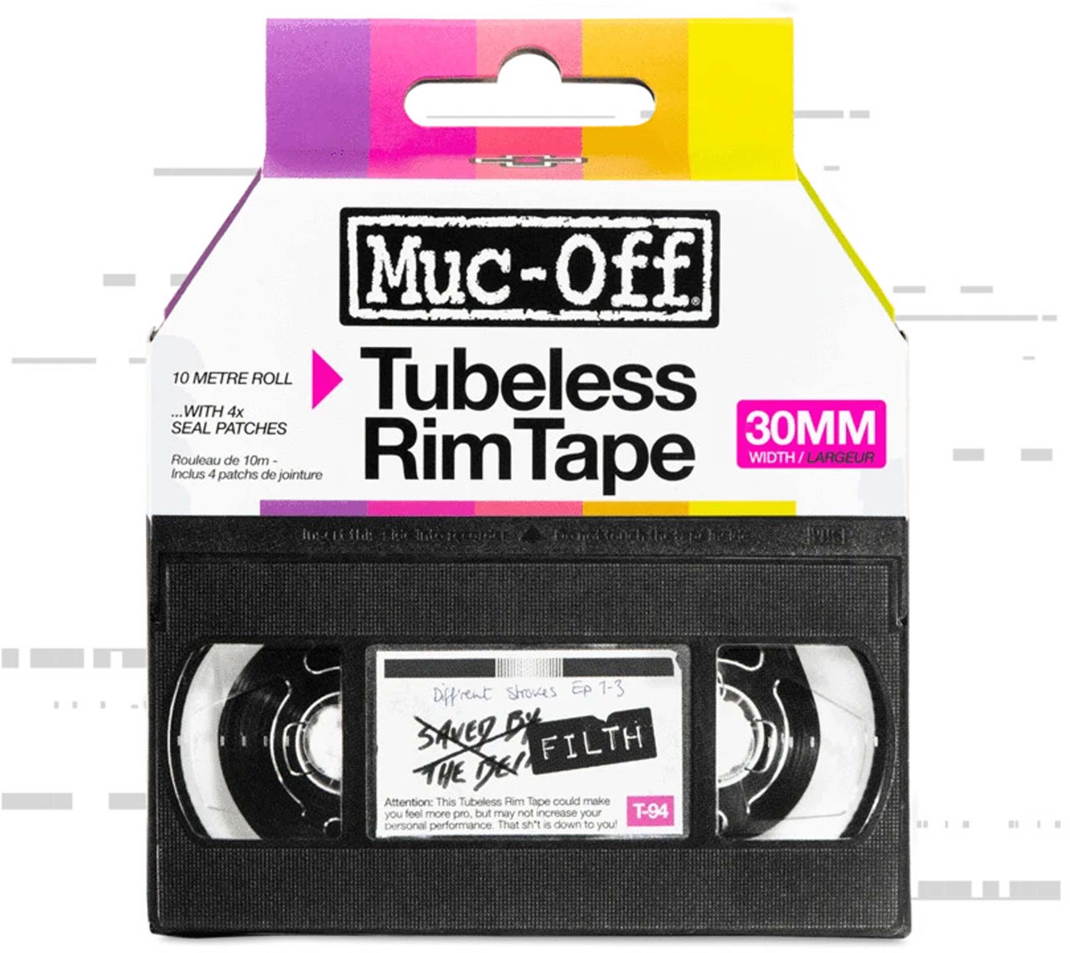 Muc-Off Tubeless velglint 10 m Rol roze 30 mm