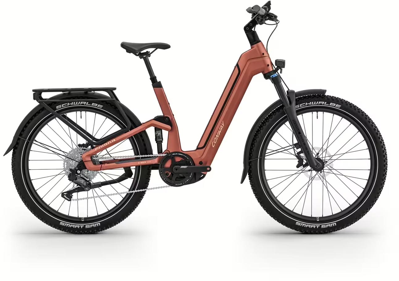 Conway Cairon SUV FS 6.0 Auto rustred matt 2026 - E-Bike Fully Mountainbike lage instap