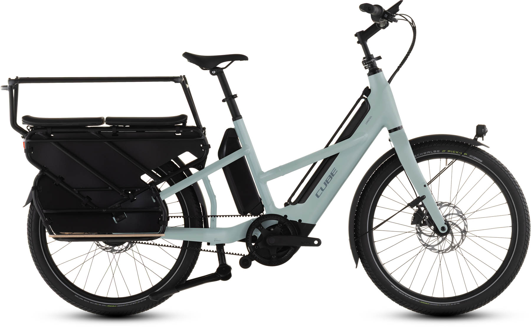 Cube Longtail Hybrid Comfort Family 800 haze n reflex 2026 - E-Bike bakfiets