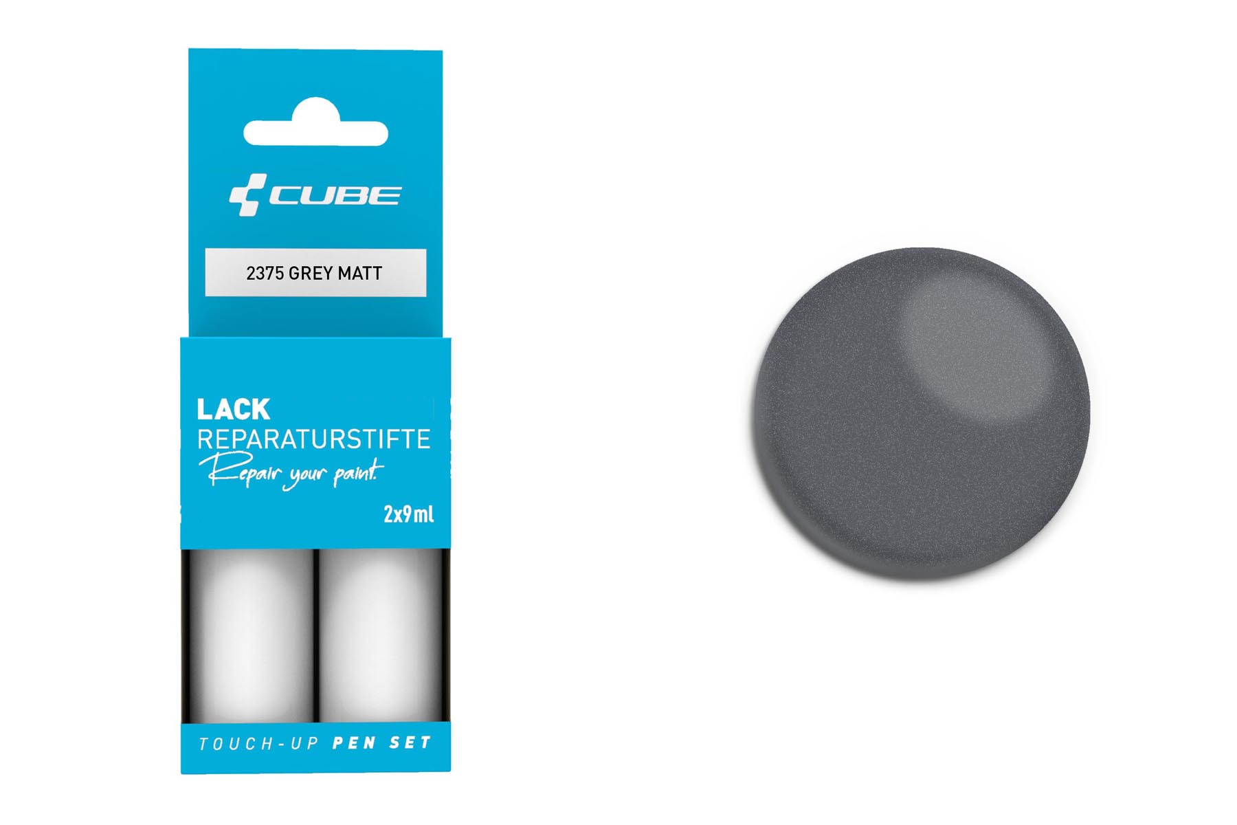 Cube Lakstift set grijs mat 2375