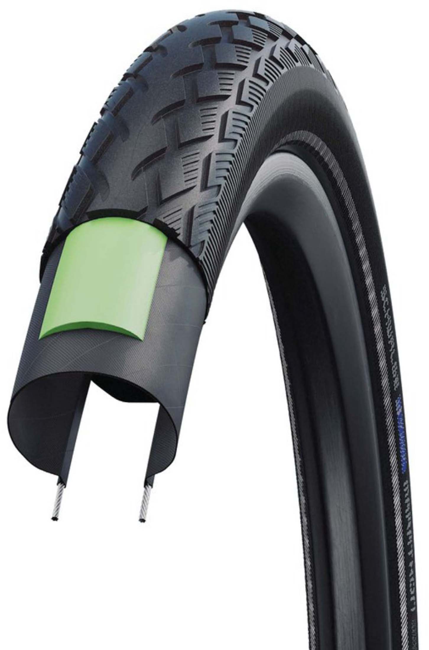 Schwalbe Band Marathon HS420, 26x2.00" 50-559 sw-TwinSkin Refl.GG EC