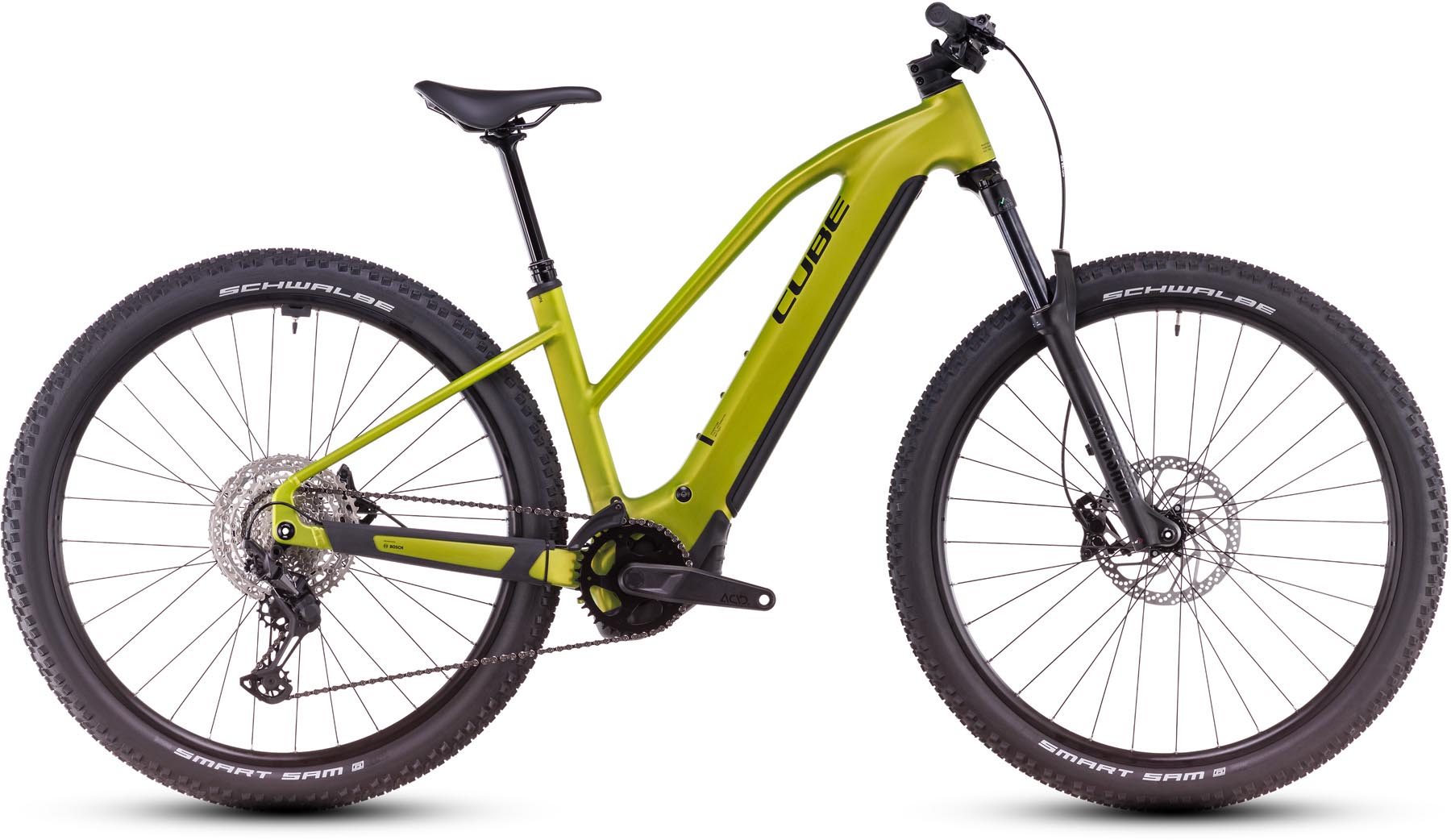Cube Reaction Hybrid Race 800 lizard n black 2025 - E-Bike Hardtail Mountainbike Dames