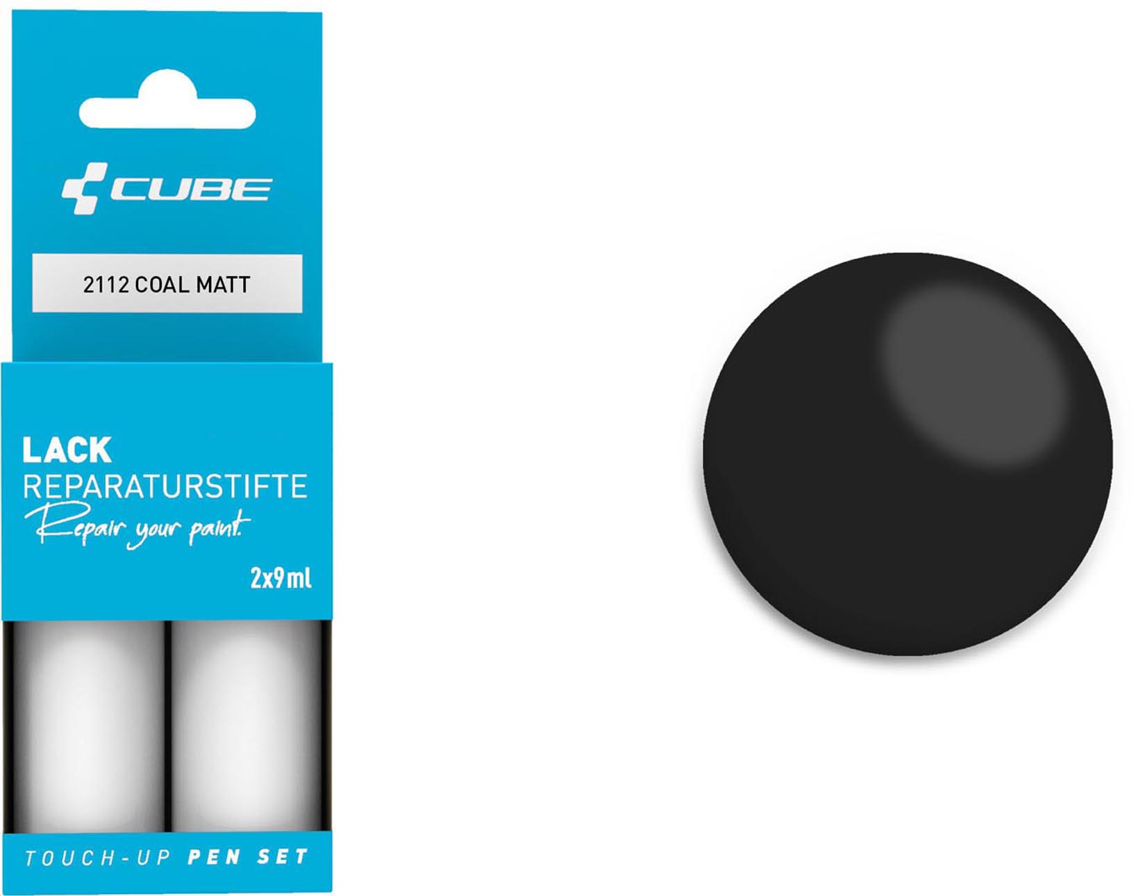 Cube Lakstiftenset COAL mat 2112