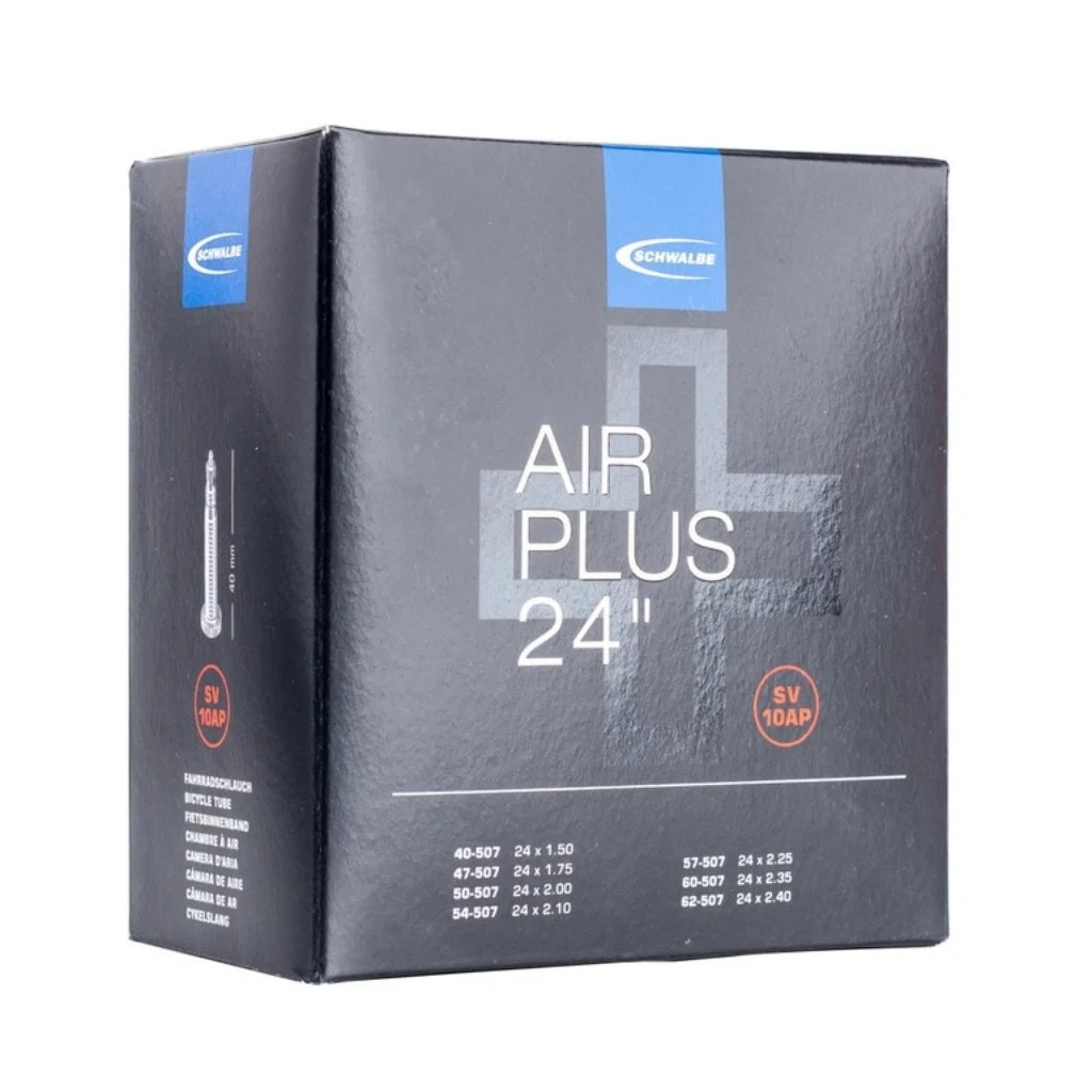 Schwalbe Binnenband Air Plus 24x1,50-2,40" 40/62-507 AV 40 mm nr. 10AP