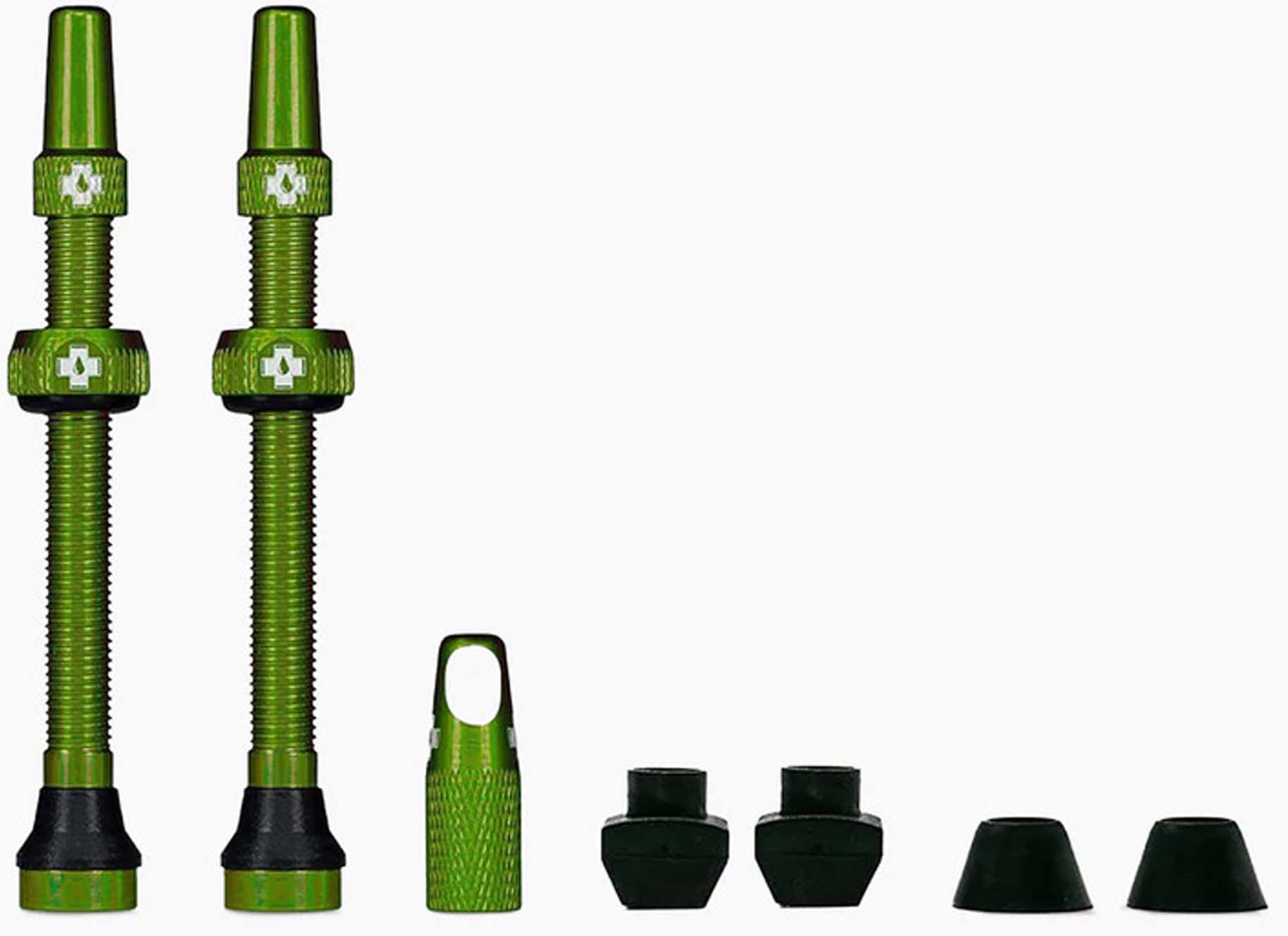 Muc-Off Tubeless ventielset Universeel voor MTB & Road groen 80 mm