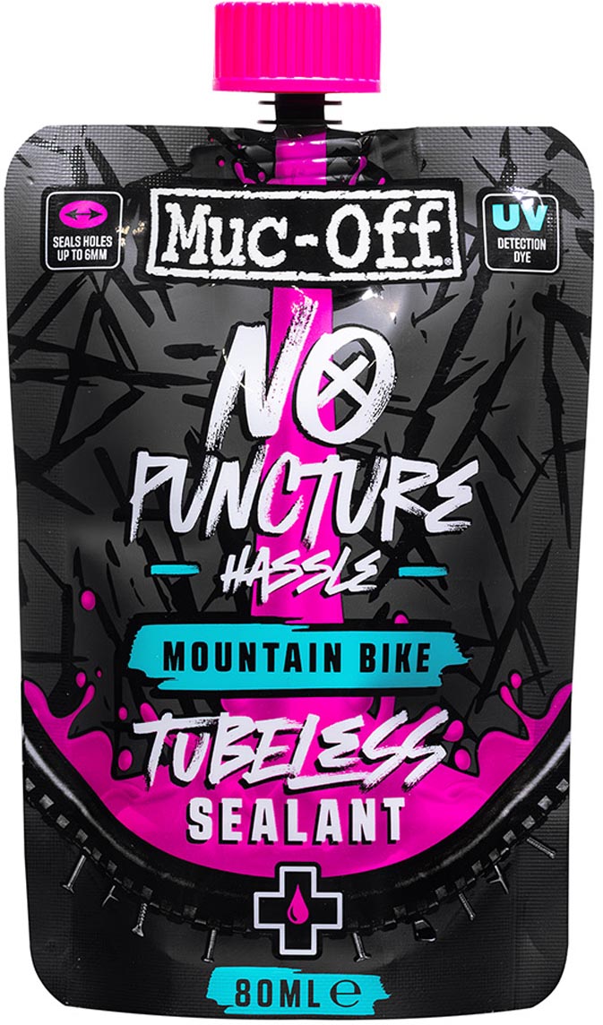 Muc Off MTB tubeless-afdichtmiddel, zakje van 80 ml