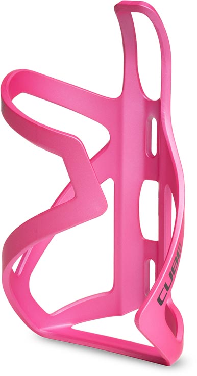Cube Fleshouder HPP Sidecage mat fuchsia en glanzend zwart