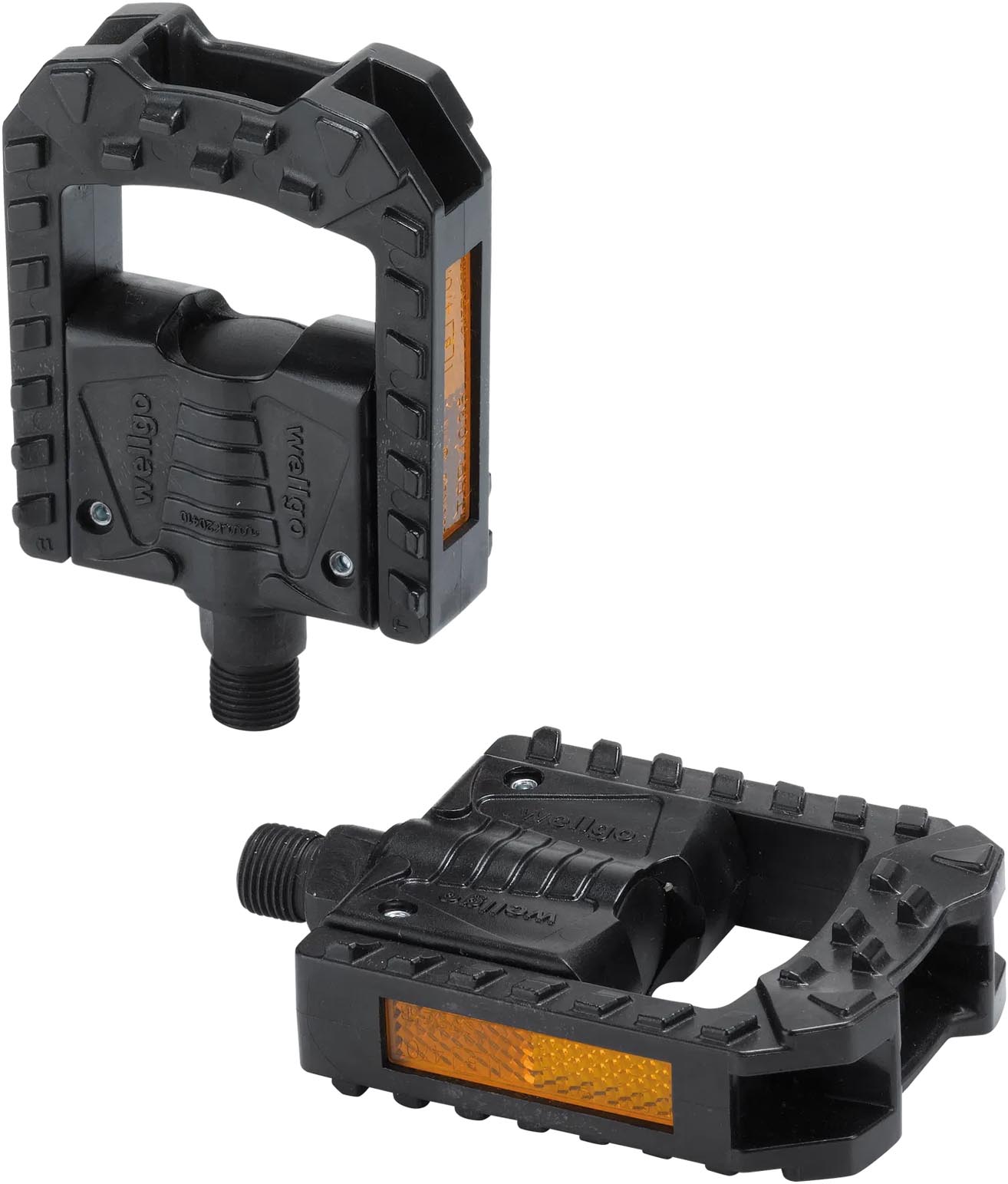 XLC Opvouwbaar pedaal PD-F01 Kunststof, zwart, reflector