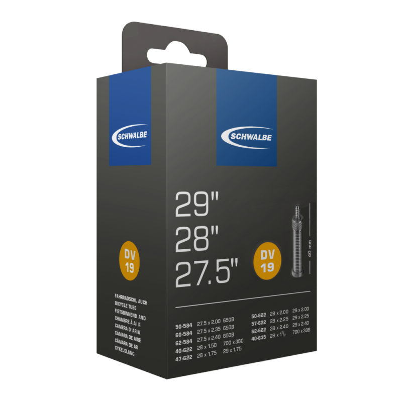 Schwalbe Slang #19 Flitsventiel (DV) lang, 40 mm