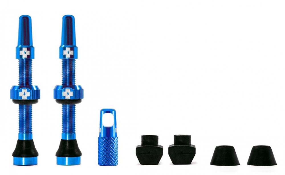 Muc Off Tubeless Ventiel Kit Universeel voor MTB & Road  blauw 44