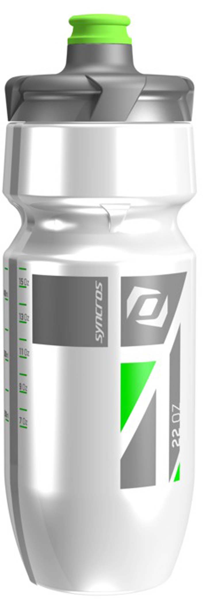 Syncros Corporate Plus Drinkfles 0,65l, wit/groen
