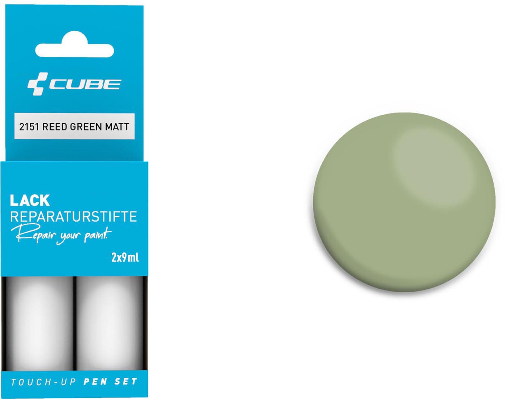 Cube Lakstiftenset REED GREEN mat 2151