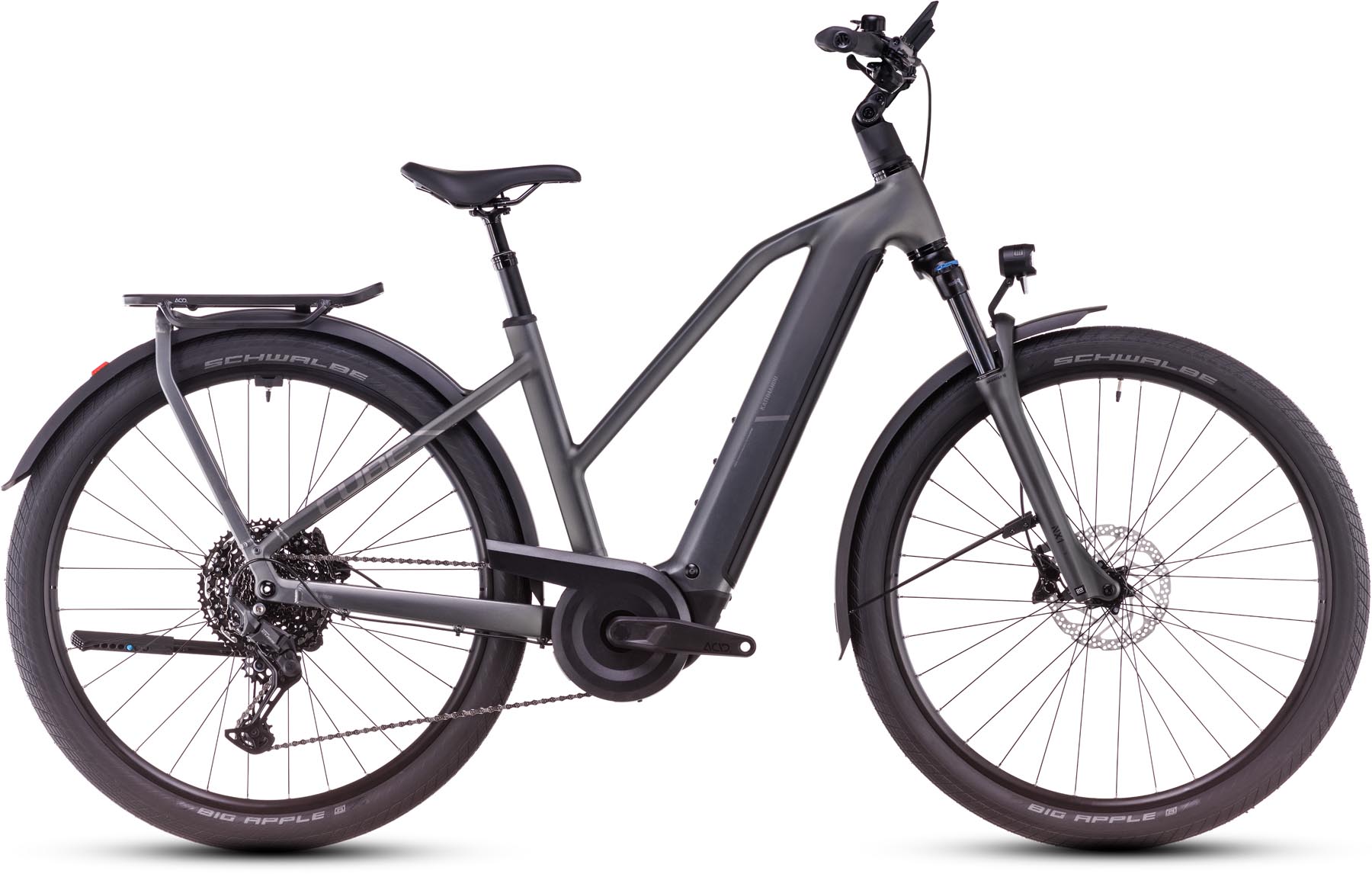 Cube Kathmandu Hybrid Pro 800 slabgrey n chrome 2025 - E-Bike Trekkingfiets Dames