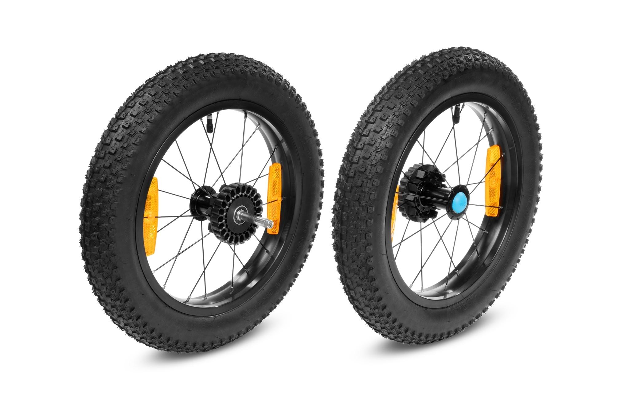 Cube Fat Wheels achterwielen voor kinderfietsaanhangers Double