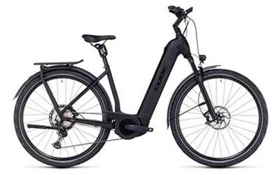 Klik hier voor Cube e-bikes met lage instap.
