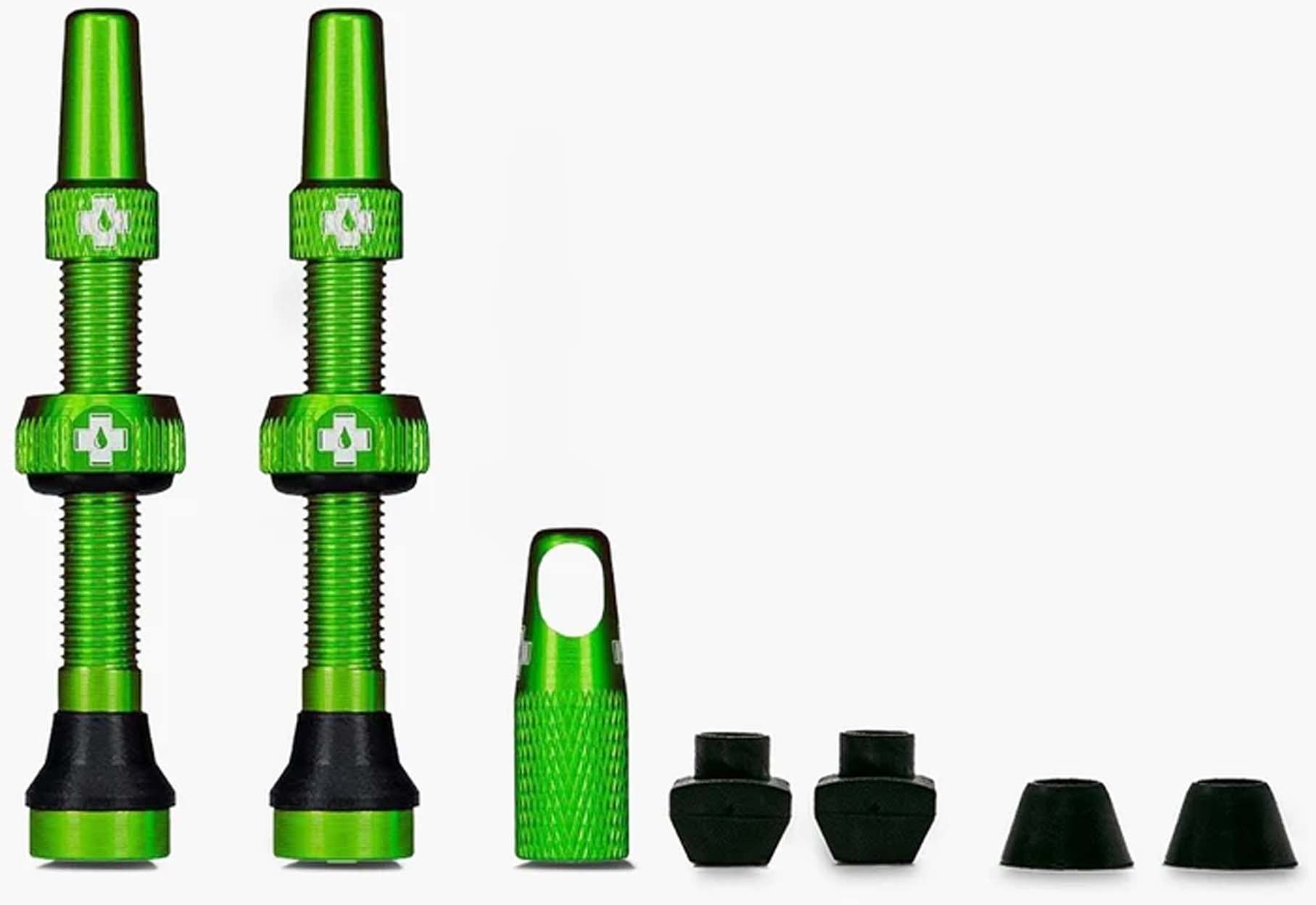 Muc-Off Tubeless Valve Kit Universeel voor MTB & Road groen 60