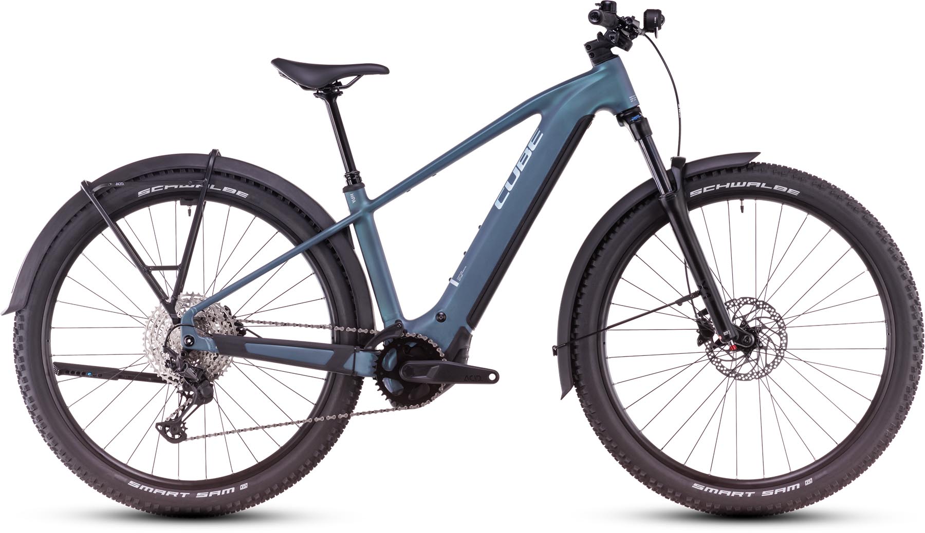 Cube Reaction Hybrid Pro Allroad 800 smaragdgrey n prism 2025 - E-Bike Hardtail Mountainbike - Demonstratiemodel