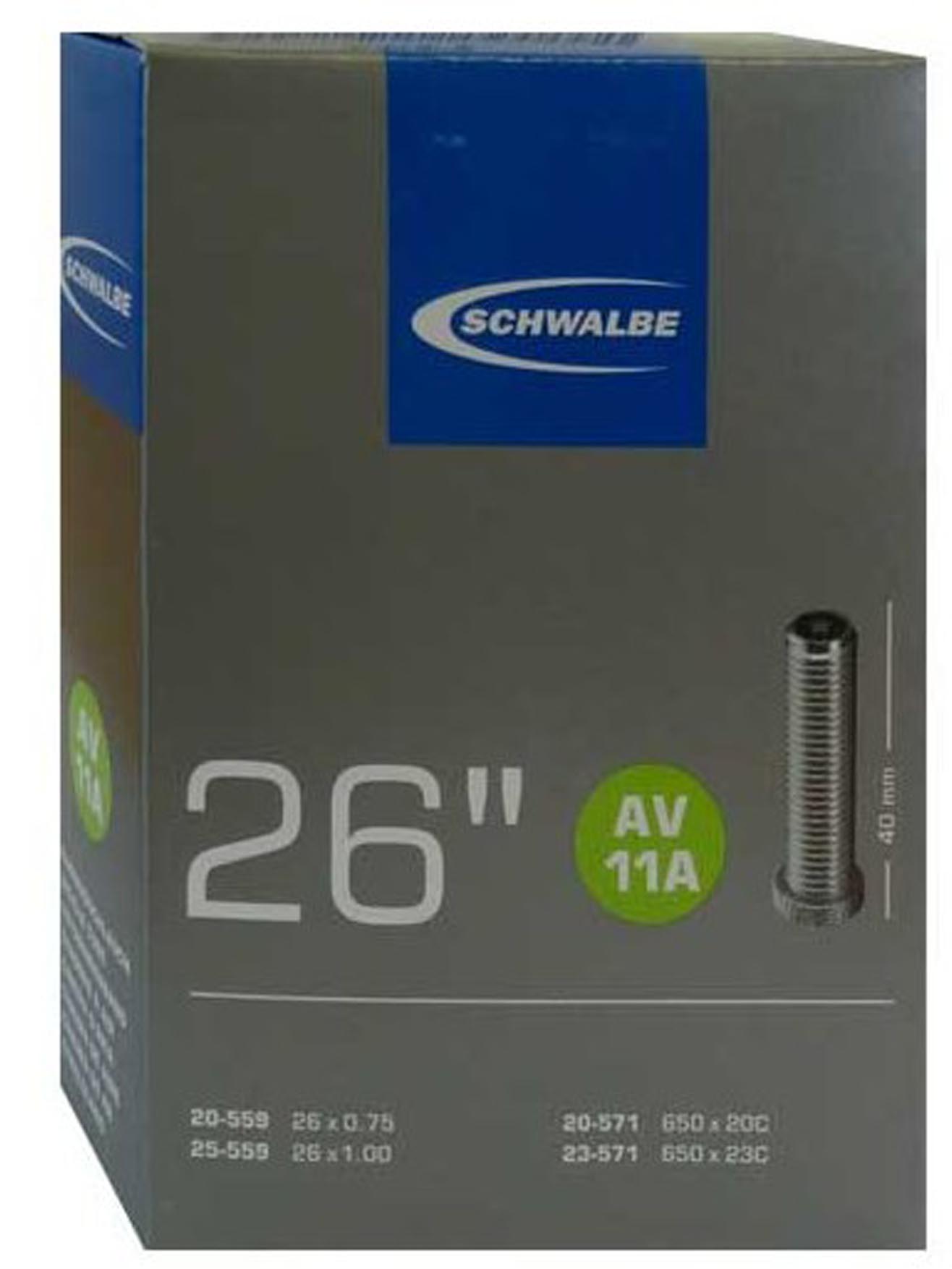 Schwalbe Slang nr. 11A 26x7/8-1,00" 20/25-559/571 AV 40 mm