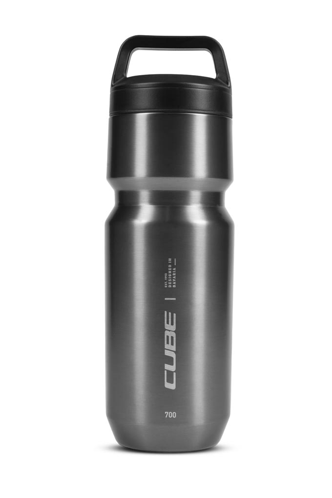 Cube Roestvrijstalen fles Arc 700 geborsteld grijs