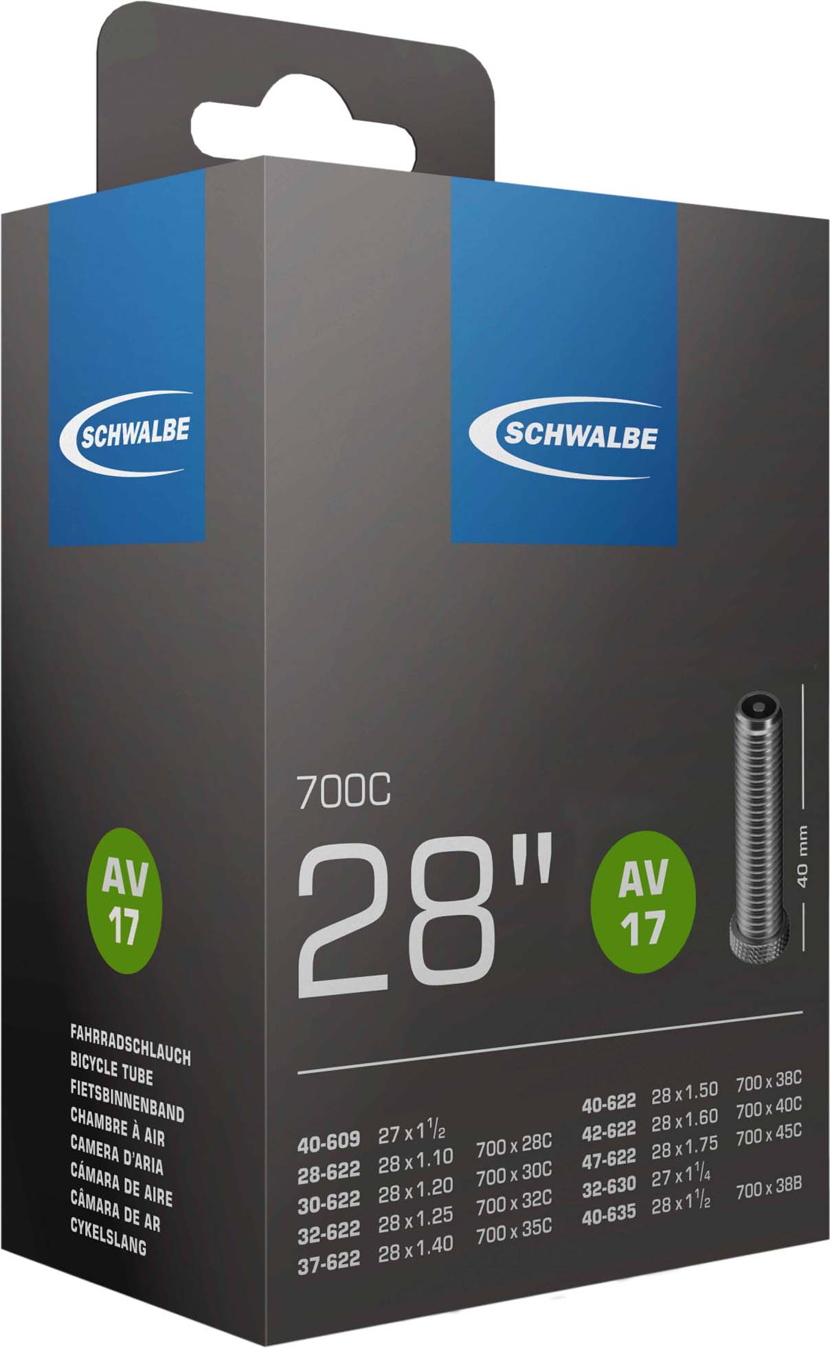 Schwalbe binnenband Smal Road 28 Inch Frans ventiel 60mm | Het Zwarte Fietsenplan Schwalbe binnenband Smal Road 28 Inch Frans ventiel 60mm | Het Zwarte Fietsenplan