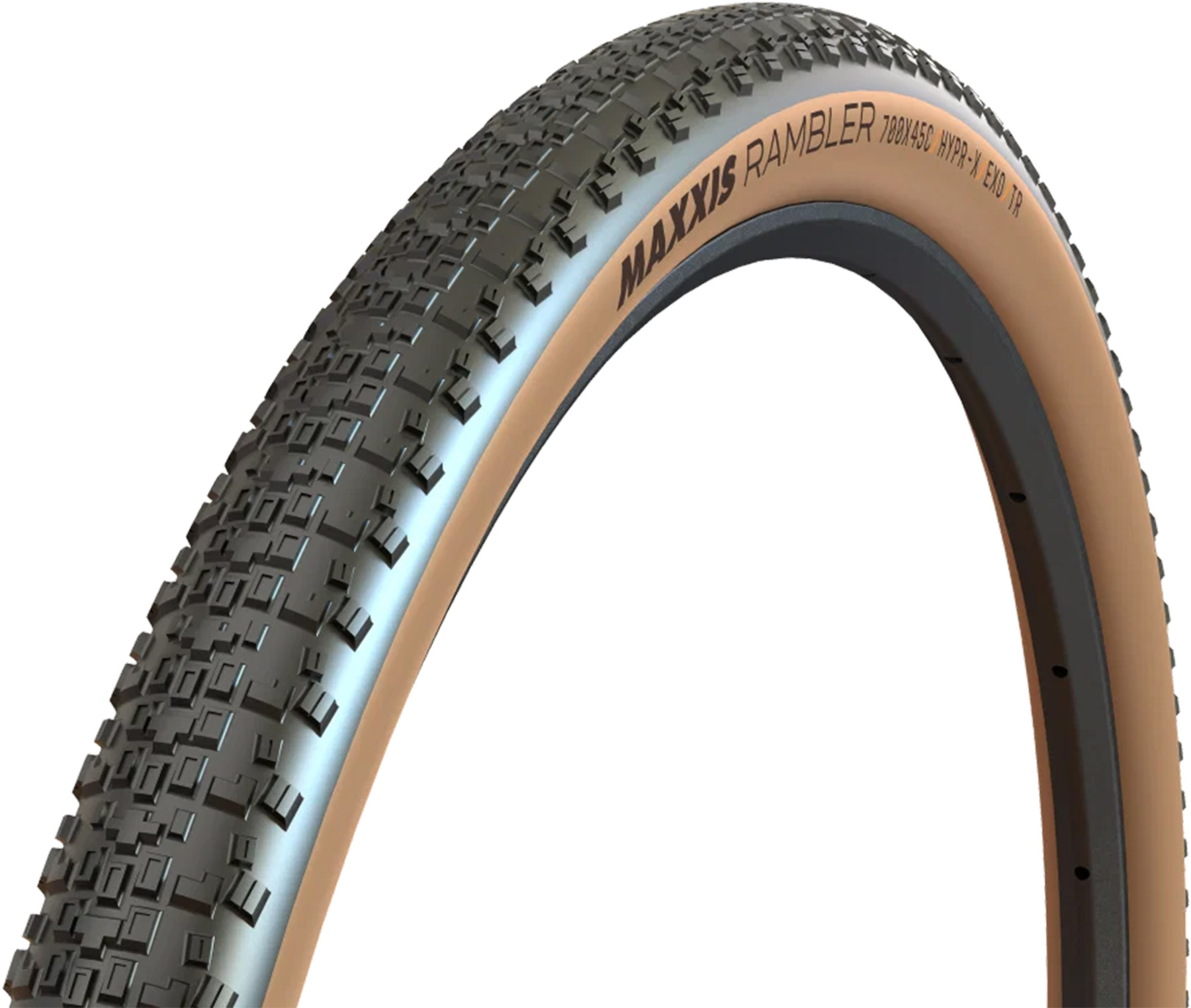 MAXXIS Band Rambler Gen.2 28" 700x45C 45-622 zwart/tan TLR EXO HYPR-X zwart