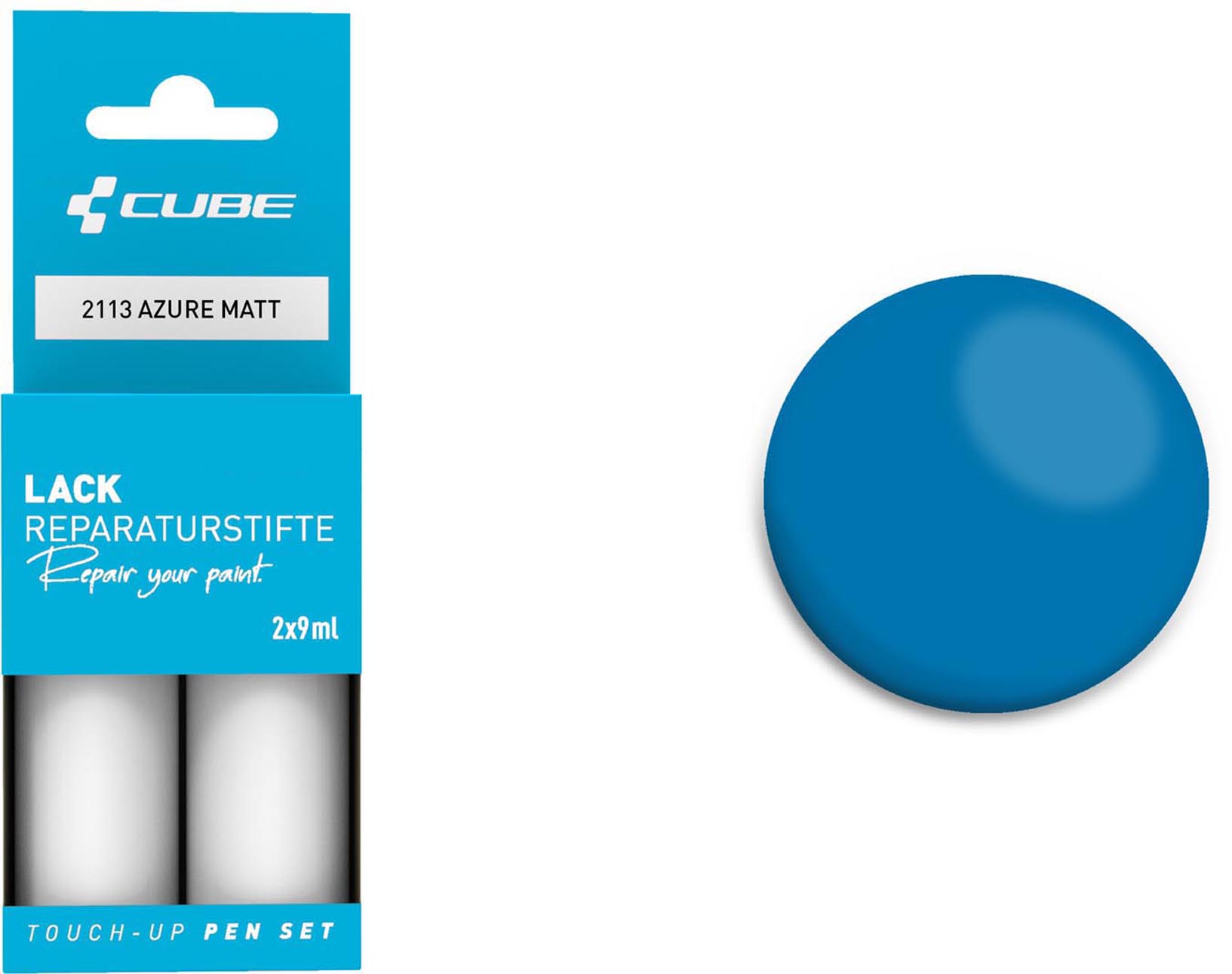 Cube Lakstiftenset AZURE mat 2113