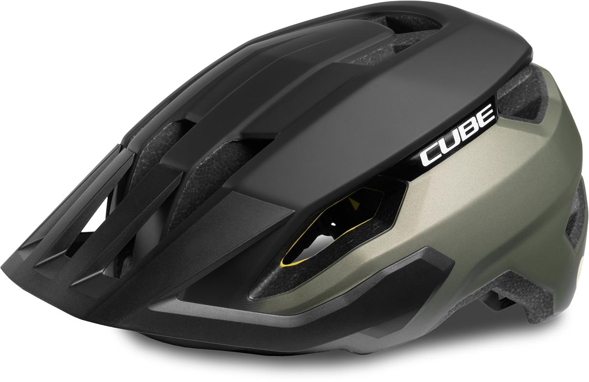 Cube Helm STRAY reed green