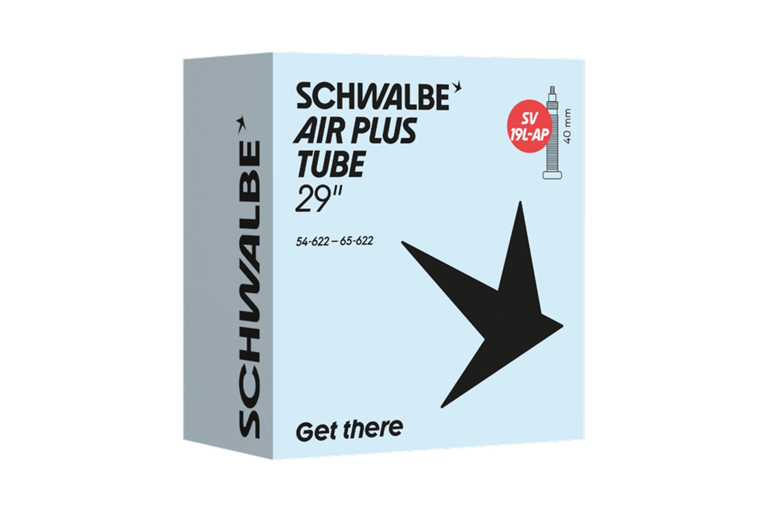 Schwalbe Slang nr. 19L AP - Air Plus 29/29+" 54/65-622 SV 40 mm nr. 19AP