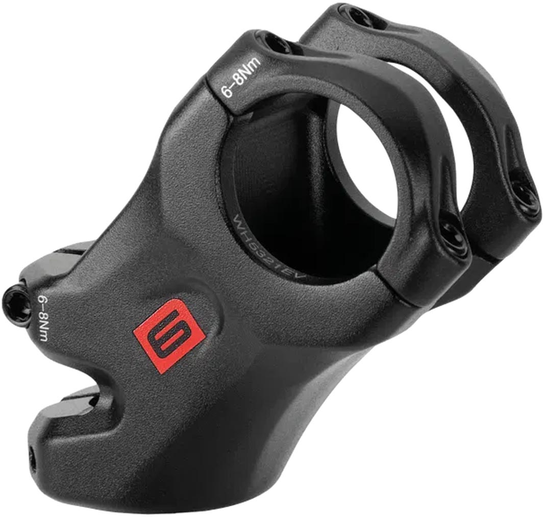 Ergotec A-Head stuurpen High Ray 6 aluminium, zwart, 45°, Ø28,6/35 mm, 55 mm