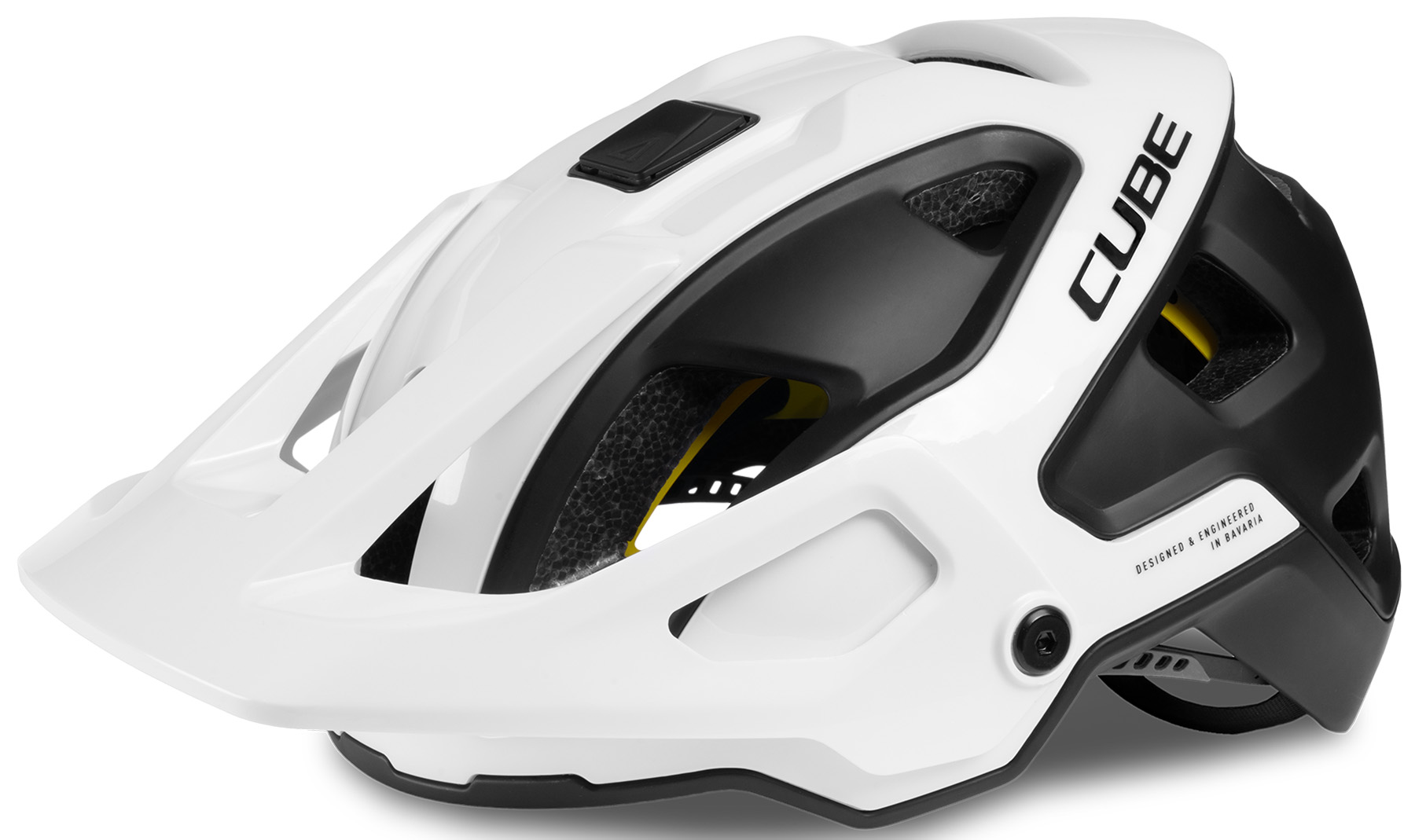 Cube Helm STROVER wit en zwart