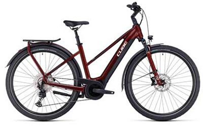 Klik hier voor Cube e-bikes met Trapezframe.