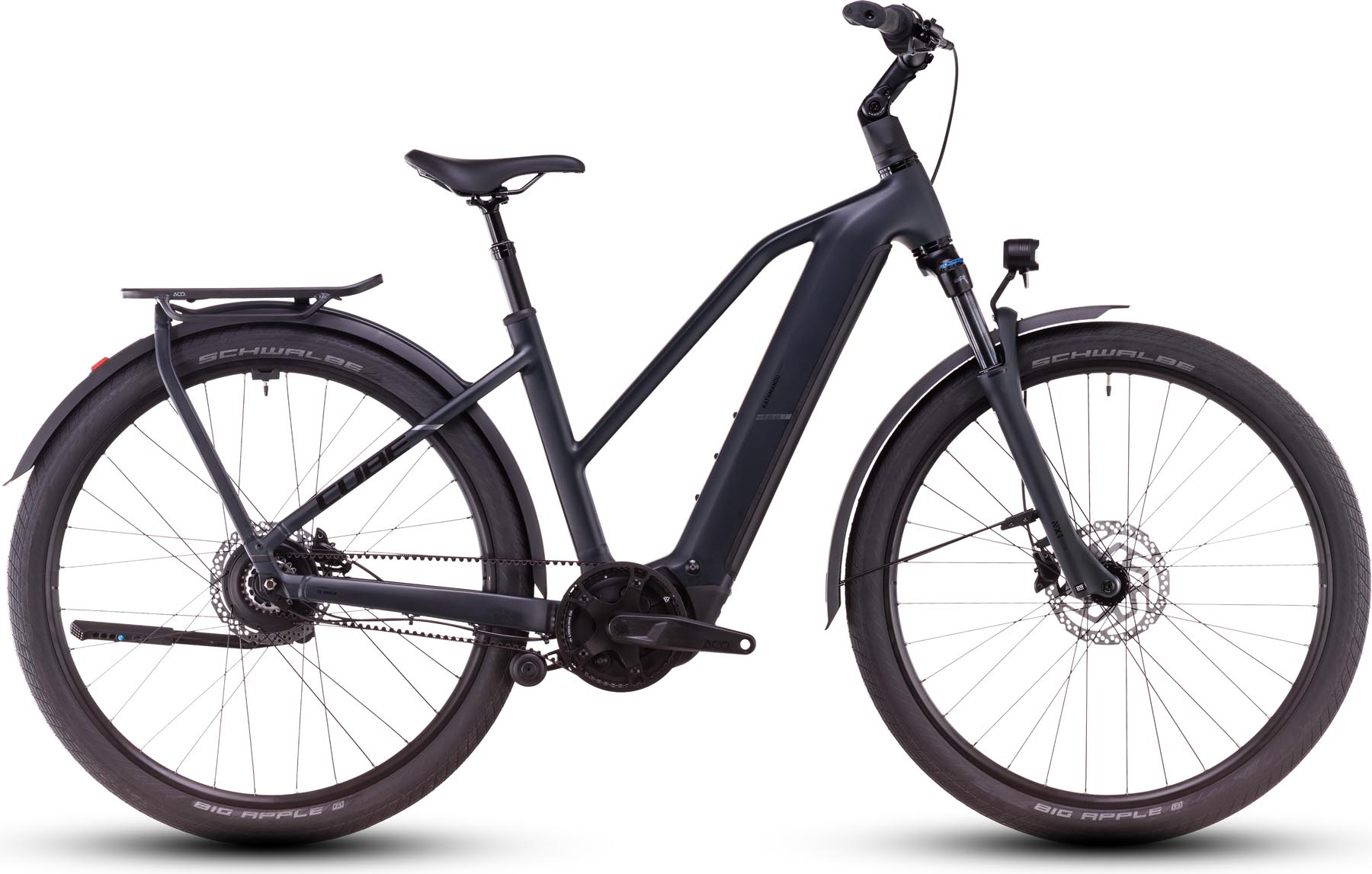 Cube Kathmandu Hybrid Comfort Pro 800 night n chrome 2025 - E-Bike Trekkingfiets Dames