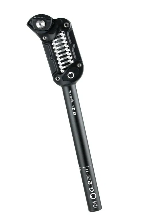 By Schulz Verende zadelpen G.2 LT, Ø31,6 mm, 380 mm, zwart, medium 60-85 kg